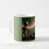 Mug ALIENS gris SF 2 (Devant gauche)