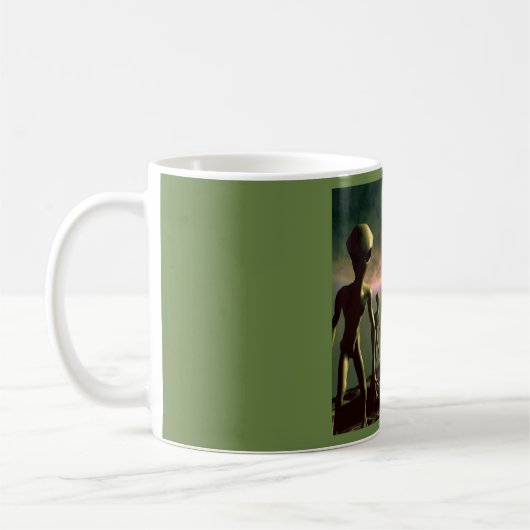 Mug ALIENS gris SF 2 (Gauche)