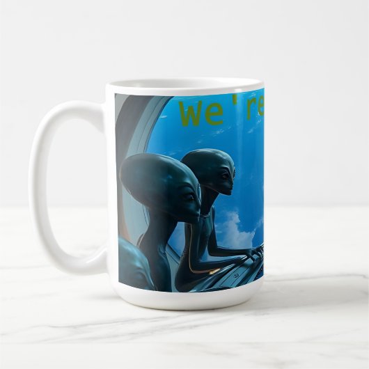 Mug Aliens : Nous arrivons (Gauche)
