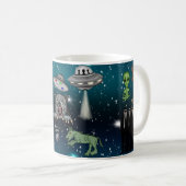 Mug Aliens OVNI Chupacabra Bigfoot Cryptids (Devant droit)