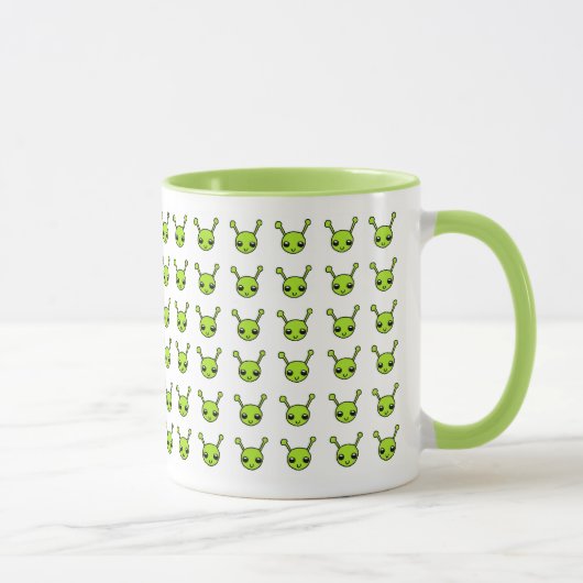 Mug Aliens verts mignons (Droite)