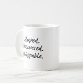 Mug Aligned. Empowered. Unstoppable. (Devant gauche)