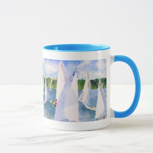 Mug alignement de chalands de c (Droite)