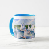 Mug alignement de chalands de c (Devant gauche)