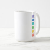 Mug Aligner Mes Chakras et Ma Dépendance au Café (Devant droit)