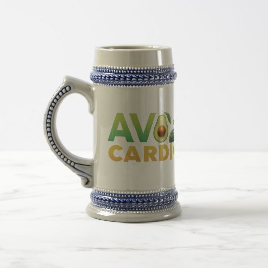 Mug alimentaire amusant - Avo-Cardio (Gauche)