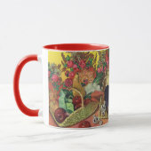 Mug Alimentation Biologique, Légumes de jardin, Fleurs (Gauche)