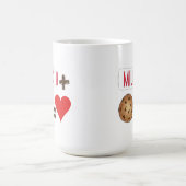 Mug Alimentation classique Lait d'association + Cookie (Centre)