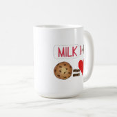 Mug Alimentation classique Lait d'association + Cookie (Devant droit)