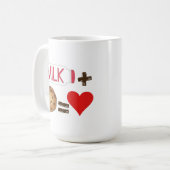 Mug Alimentation classique Lait d'association + Cookie (Devant gauche)
