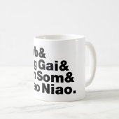 Mug Alimentation de la rue laotienne (Devant droit)
