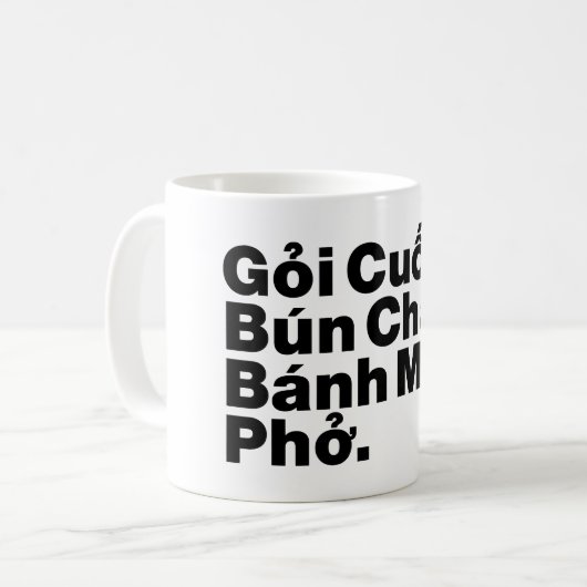 Mug Alimentation de rue vietnamienne (Devant gauche)