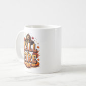 Mug Alimenté par Automne & Feu - Cosy Pompier Automne (Devant gauche)
