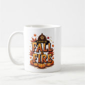 Mug Alimenté par Automne & Feu - Cosy Pompier Automne (Gauche)