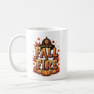 Mug Alimenté par Automne & Feu - Cosy Pompier Automne
