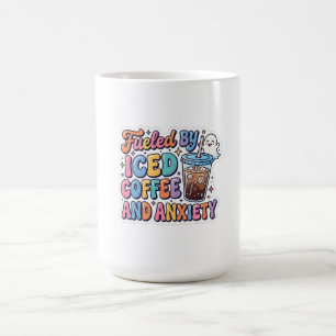Mug Alimenté par Café Glacé et Anxiété Mignon Fantôme