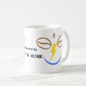Mug Alimenté par Café & Voltage – Électricien drôle (Devant droit)