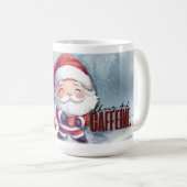 Mug Alimenté par Christmas Cheer et Caffeine (Devant droit)