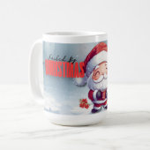 Mug Alimenté par Christmas Cheer et Caffeine (Devant gauche)