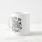 Mug Alimenté par Coffee Country Music Fun Cute (Devant gauche)