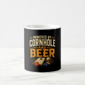 Mug Alimenté par cornhole et bière drôle de queue de p (Centre)