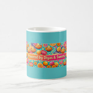Mug Alimenté par Diyas et Sweets Monogram Diwali Funky