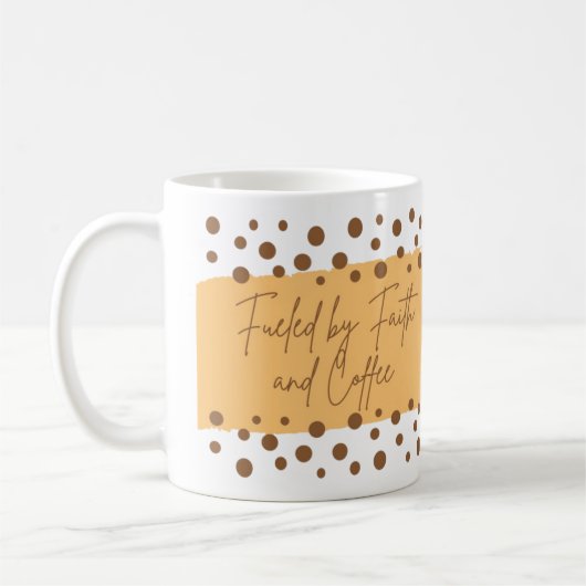Mug Alimenté par Faith & Coffee (Gauche)