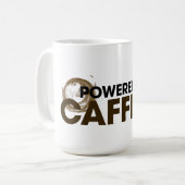 Mug Alimenté par la caféine (Devant gauche)