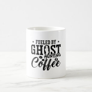 Mug Alimenté Par La Chasse Au Café De Fantôme Chasse A
