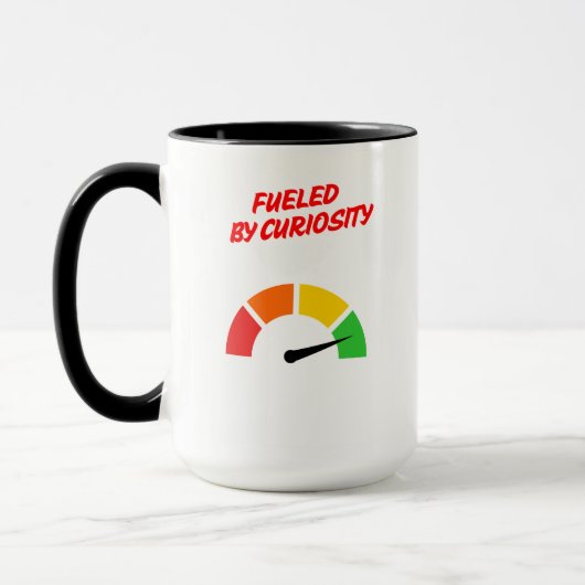 Mug Alimenté par la curiosité (Gauche)