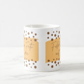 Mug Alimenté par la foi et le café (Centre)