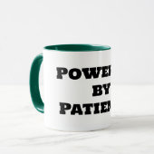 Mug Alimenté par la patience (Devant gauche)