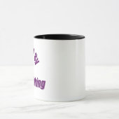 Mug Alimenté par la suranalyse – Drôle et identifiable (Centre)