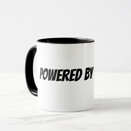Mug alimenté par le café (Devant gauche)