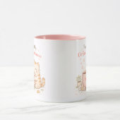 Mug Alimenté par le café et la mignonnerie Chat Mignon (Centre)