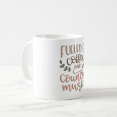 Mug Alimenté par le café et la musique country (Devant gauche)