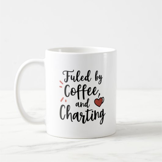 Mug Alimenté par le Café et la Planification – Infirmi (Gauche)