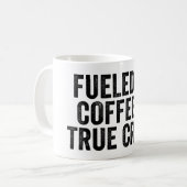 Mug Alimenté Par Le Café Et La Véritable Criminalité (Devant gauche)