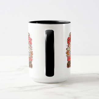 Mug Alimenté par le Café et le Chaos de Noël