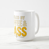 Mug Alimenté par le café et le sass (Devant droit)