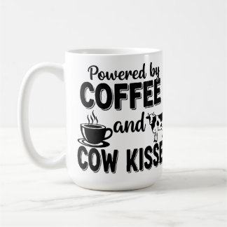 Mug Alimenté par le café et les baisers de vache