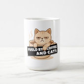 Mug Alimenté par le Café et les Chats Mignon Chat Endo (Centre)