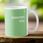 Mug Alimenté par le café et les feuilles de calcul - S