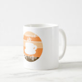 Mug Alimenté par le Café – Motivation Matinale Design (Devant droit)