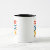 Mug Alimenté par le Chaos et le Café T-Shirt (Centre)