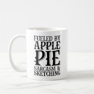Mug Alimenté Par Le Sarcasme À Tarte Pomme Et Le Sketc
