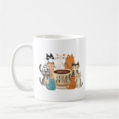 Mug Alimenté par les chats et le café (Gauche)