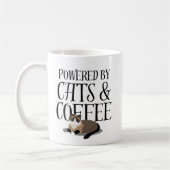 Mug Alimenté par les chats et le café (Gauche)