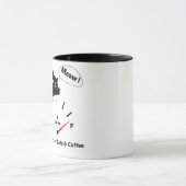Mug Alimenté par les chats et le café (Centre)