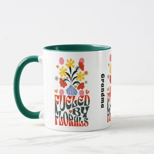 Mug Alimenté Par Les Floraux (Gauche)